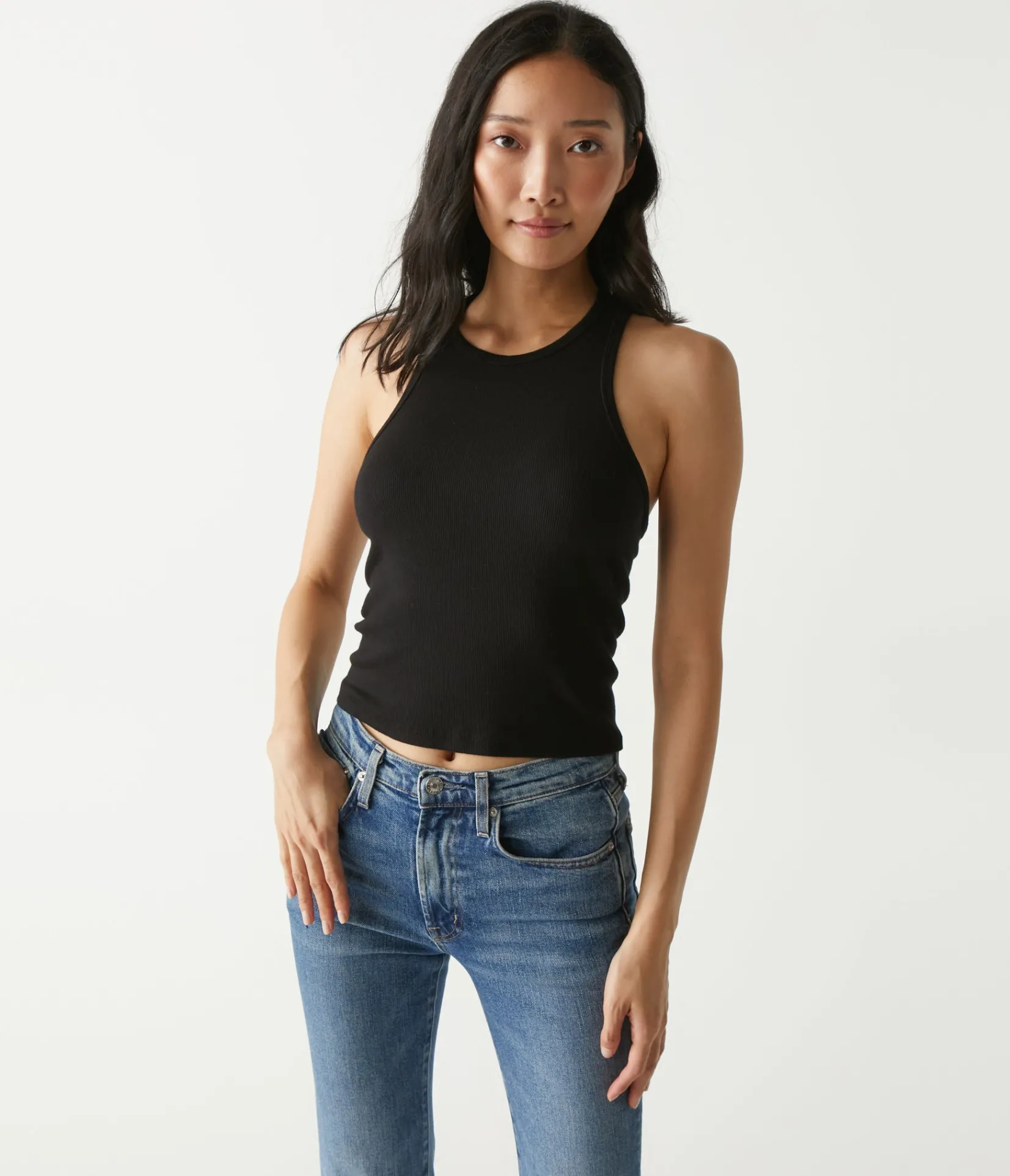 pina_ribbed_halter_tank_66.webp Michael Stars Pina Ribbed Halter Tank- Tank Tops | Ultra Rib T-Shirts