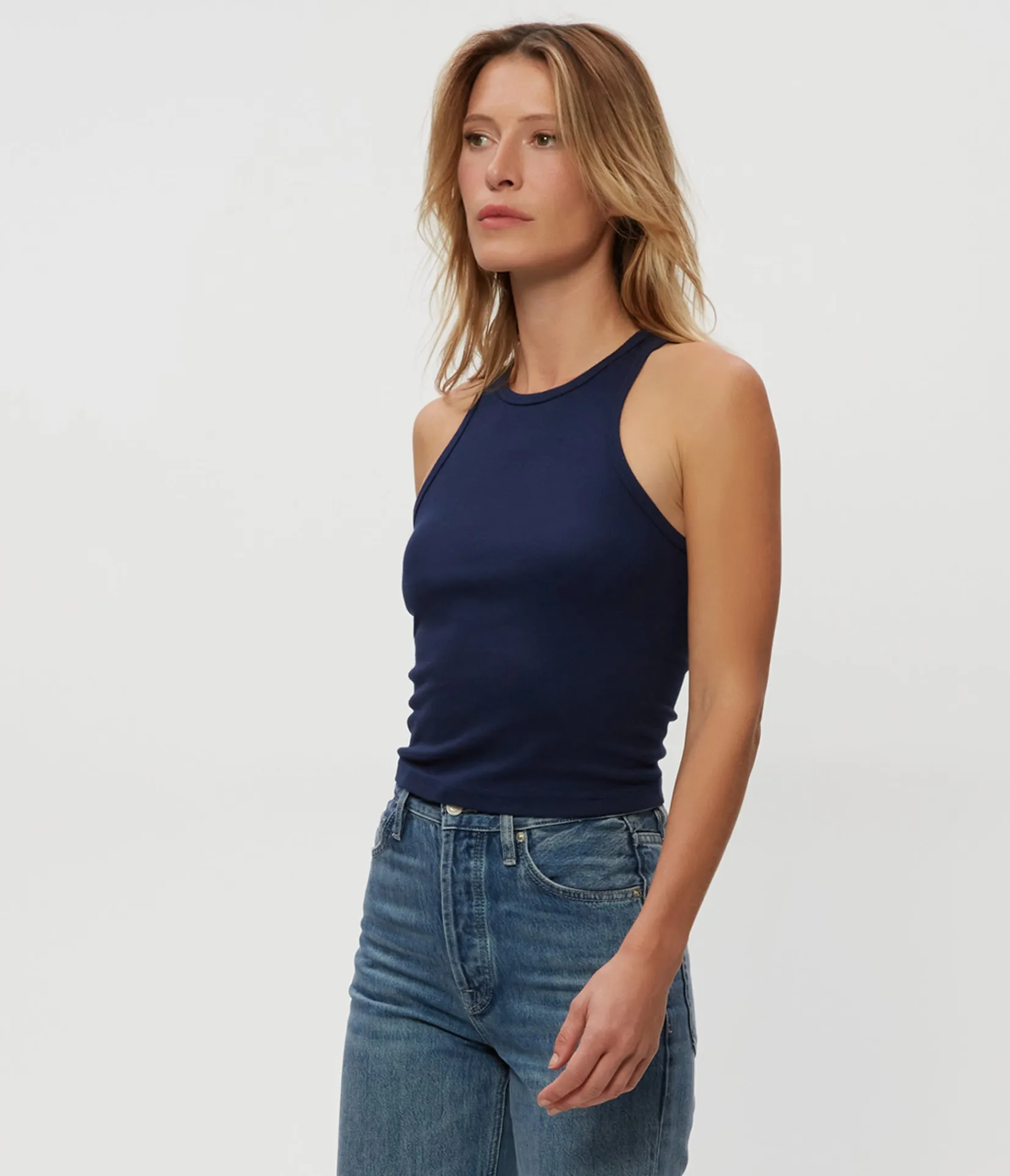 pina_ribbed_halter_tank_7.webp Michael Stars Pina Ribbed Halter Tank- Tank Tops | Ultra Rib T-Shirts