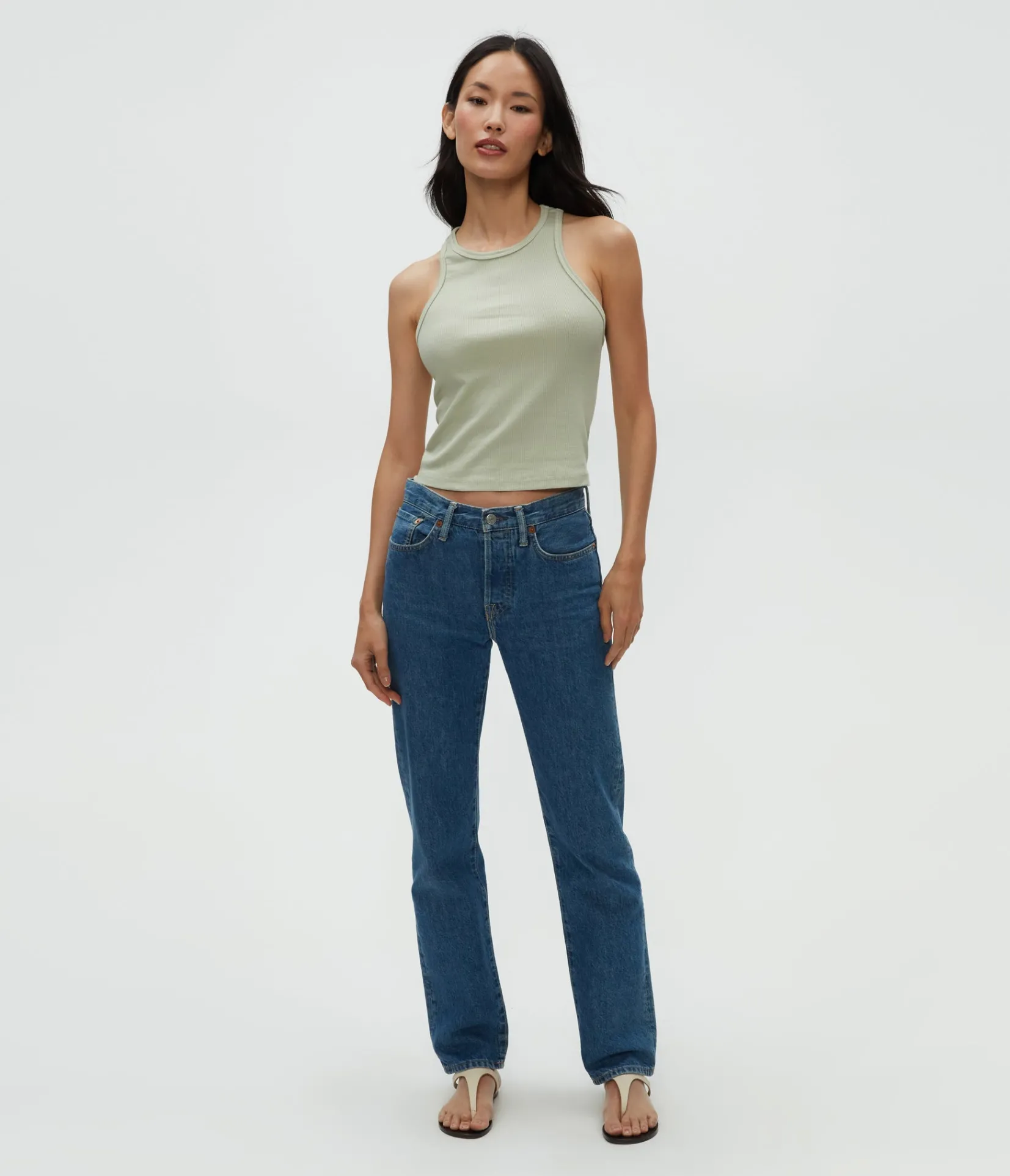 pina_ribbed_halter_tank_83.webp Michael Stars Pina Ribbed Halter Tank- Tank Tops | Ultra Rib T-Shirts