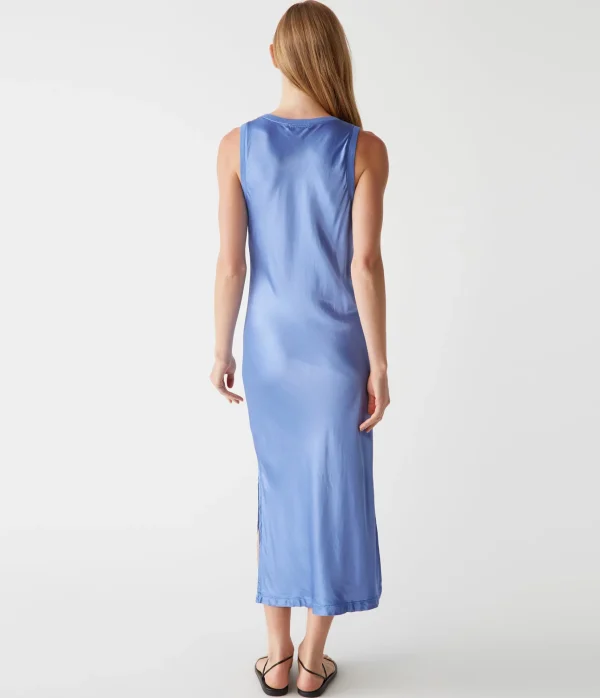 Michael Stars Randi Satin Midi Dress- Dresses | Midi Dresses