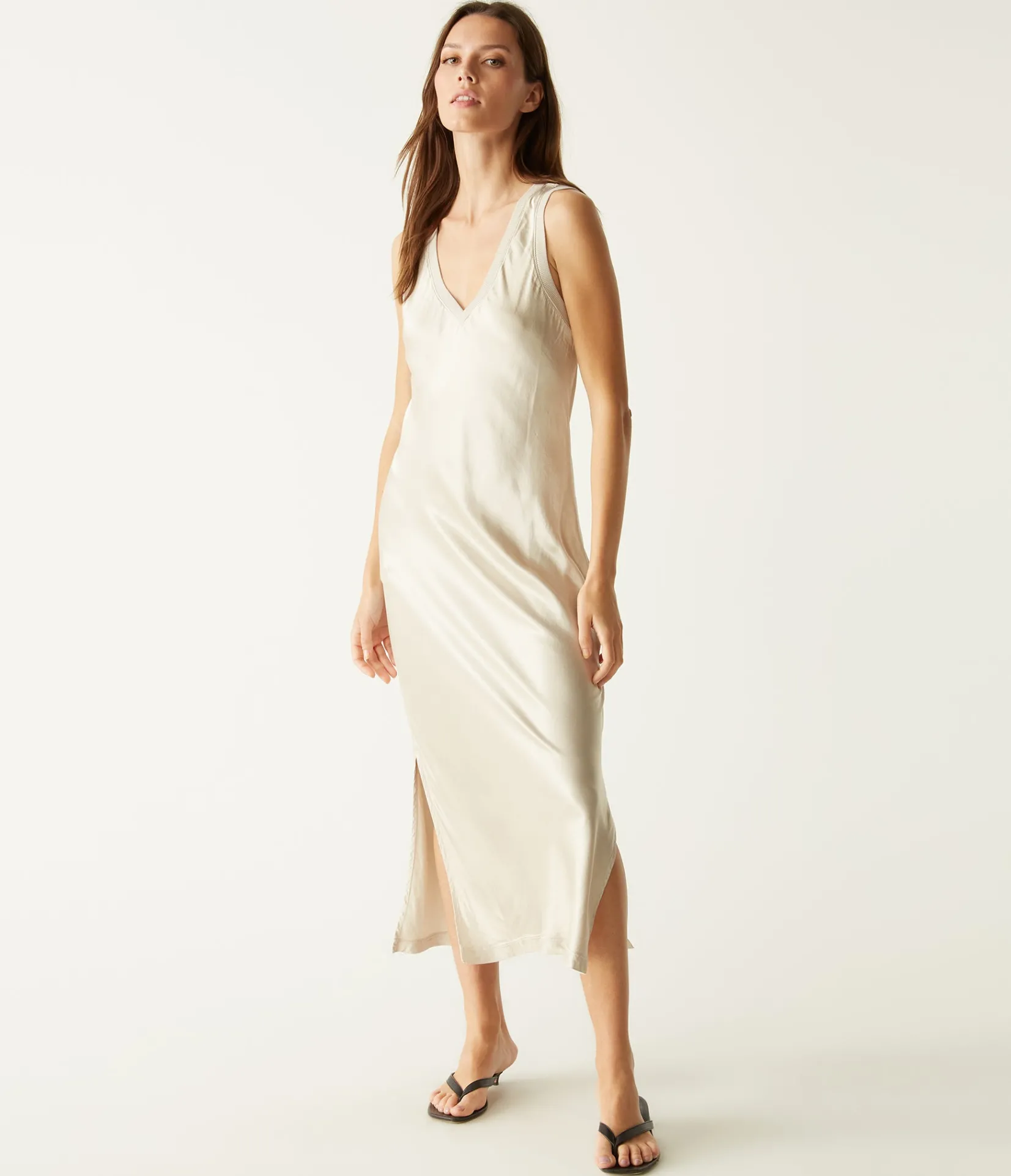randi_satin_midi_dress_27.webp Michael Stars Randi Satin Midi Dress- Dresses | Midi Dresses