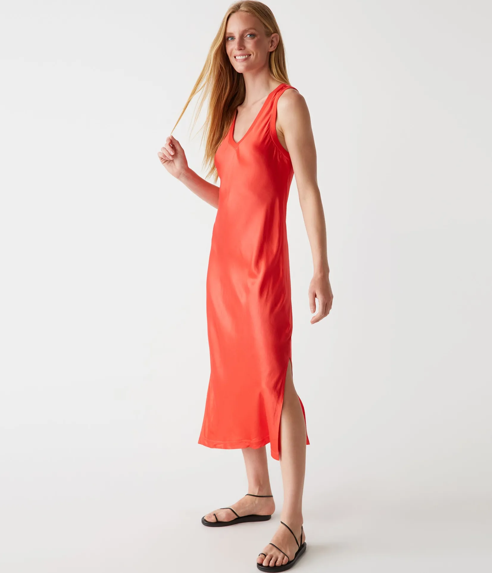 randi_satin_midi_dress_6.webp Michael Stars Randi Satin Midi Dress- Dresses | Midi Dresses