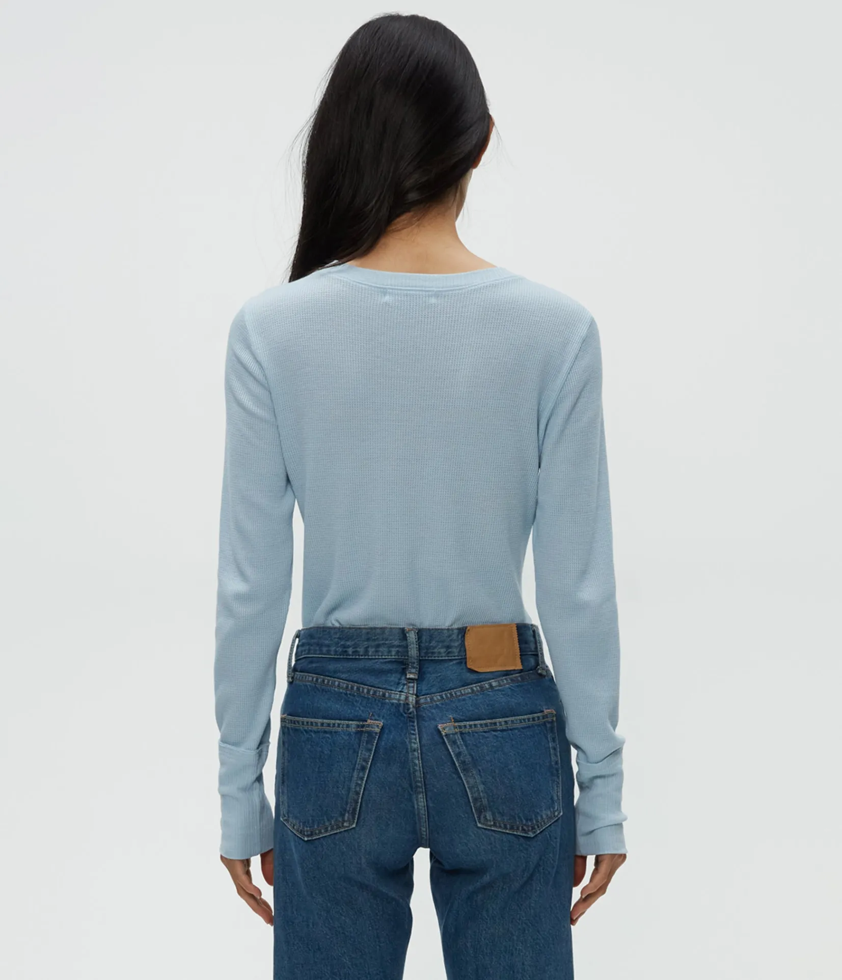 regan_thermal_henley_tee_28.webp Michael Stars Regan Thermal Henley Tee- T-Shirts | Loungewear