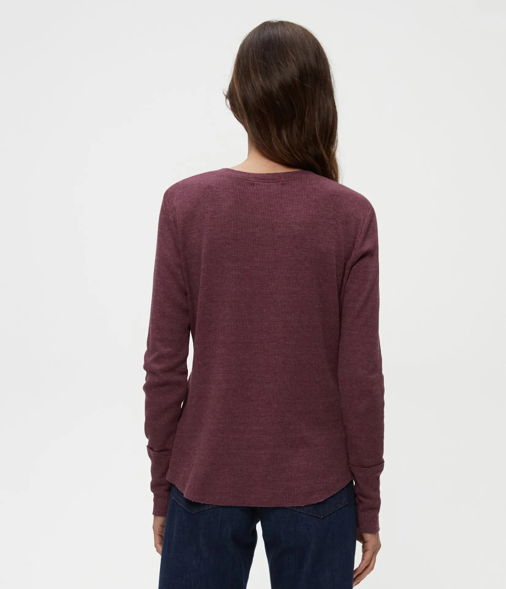 regan_thermal_henley_tee_32.webp Michael Stars Regan Thermal Henley Tee- T-Shirts | Loungewear
