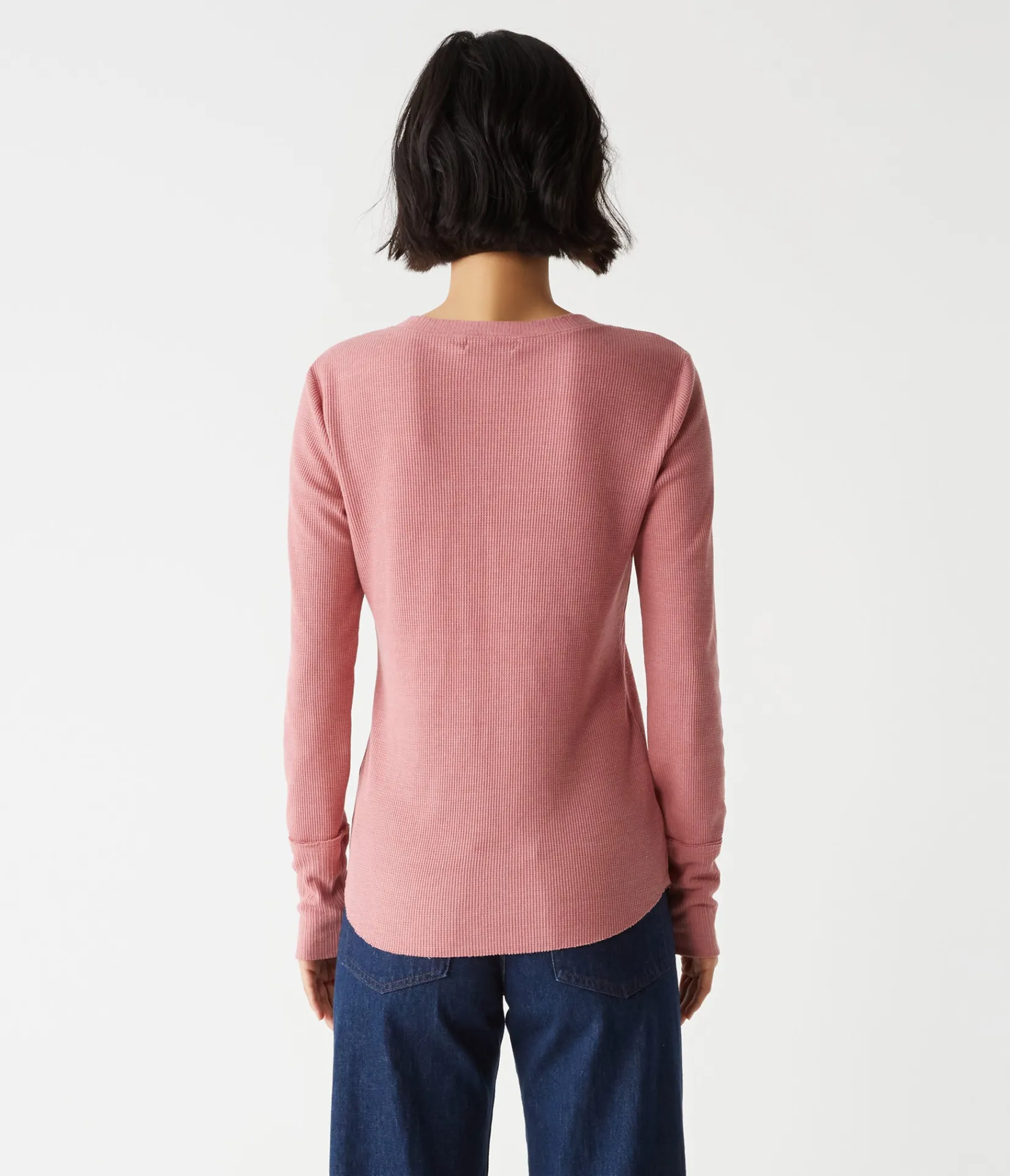 regan_thermal_henley_tee_48.webp Michael Stars Regan Thermal Henley Tee- T-Shirts | Loungewear