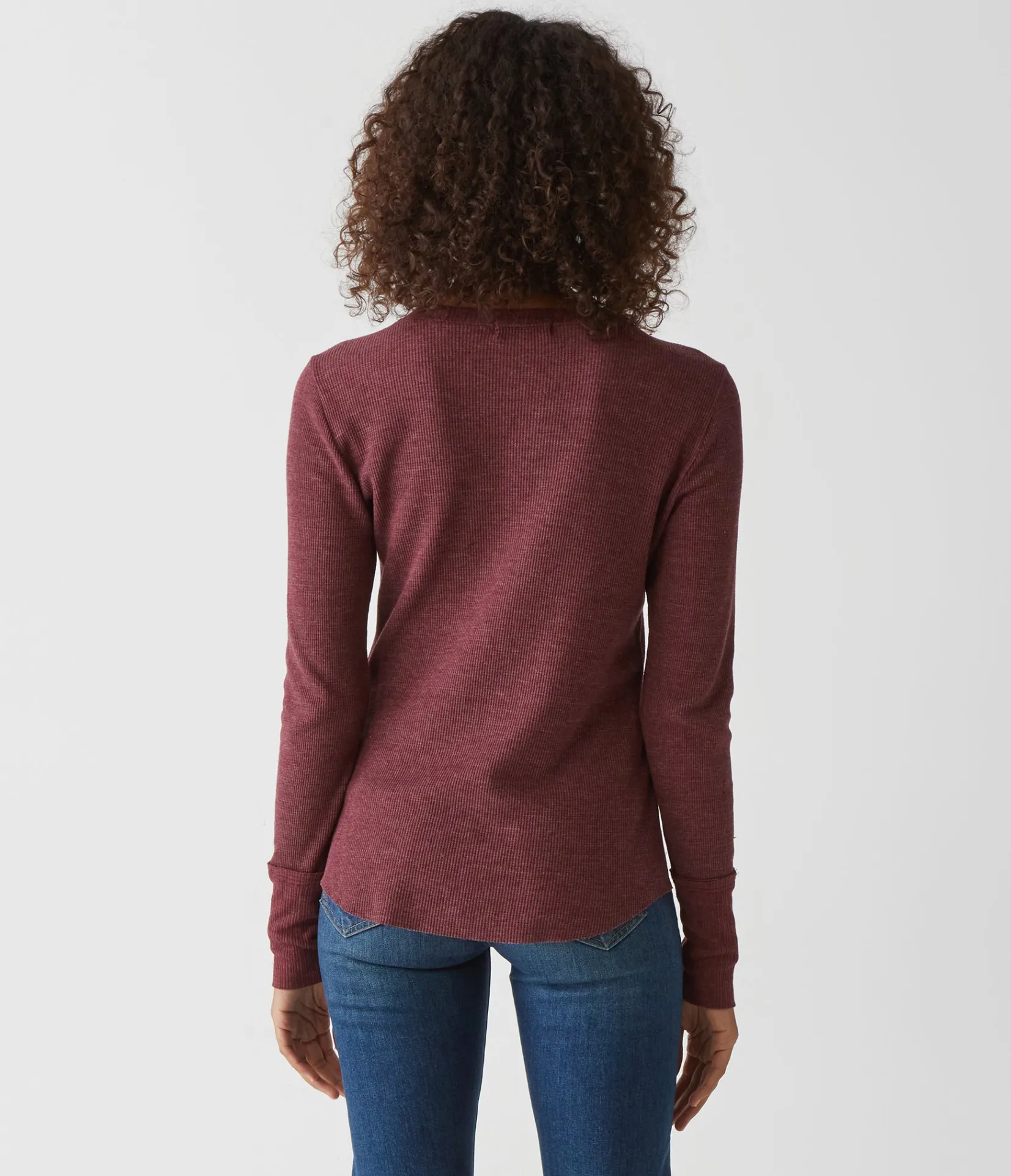 regan_thermal_henley_tee_56.webp Michael Stars Regan Thermal Henley Tee- T-Shirts | Loungewear