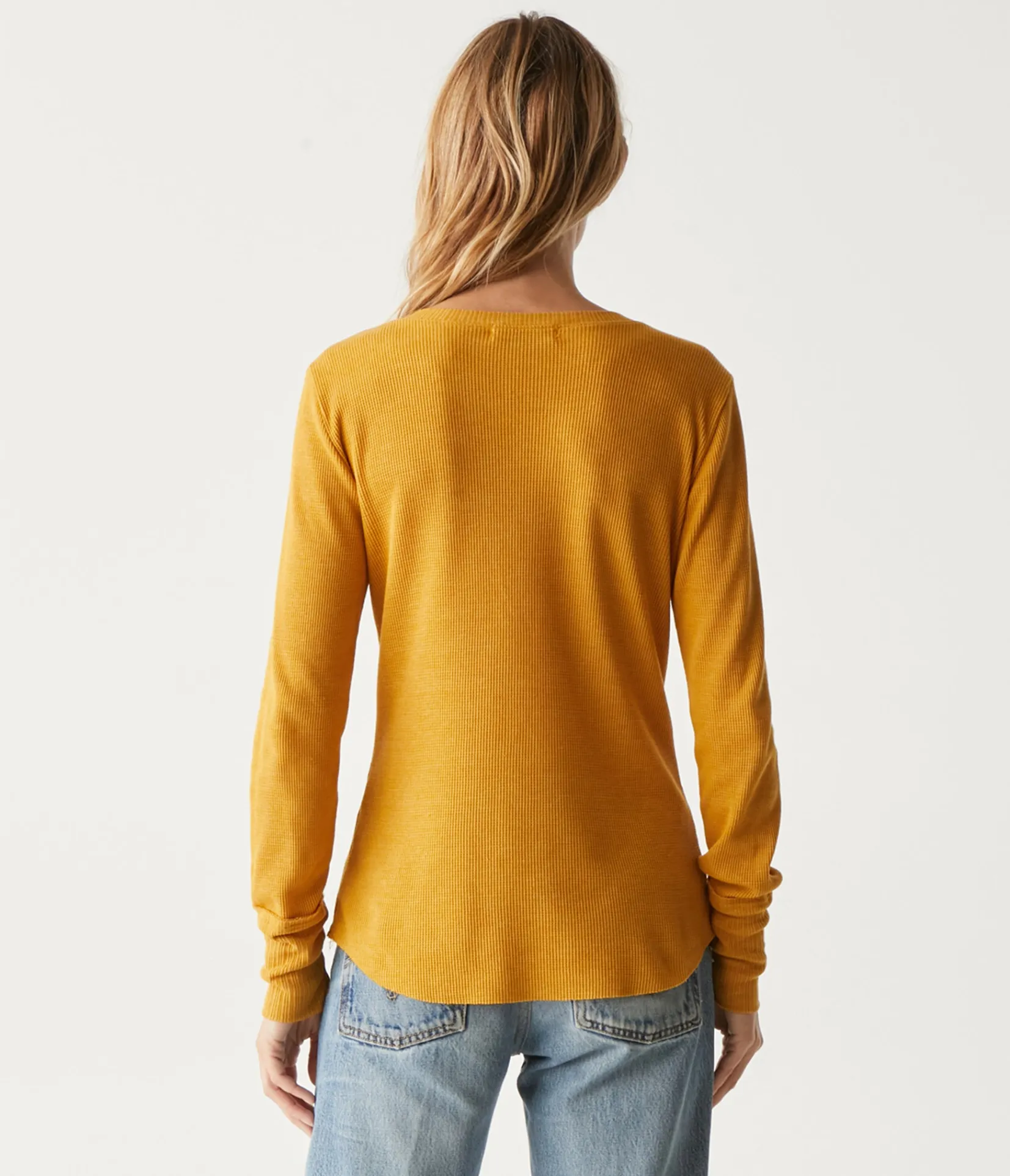 regan_thermal_henley_tee_65.webp Michael Stars Regan Thermal Henley Tee- T-Shirts | Loungewear
