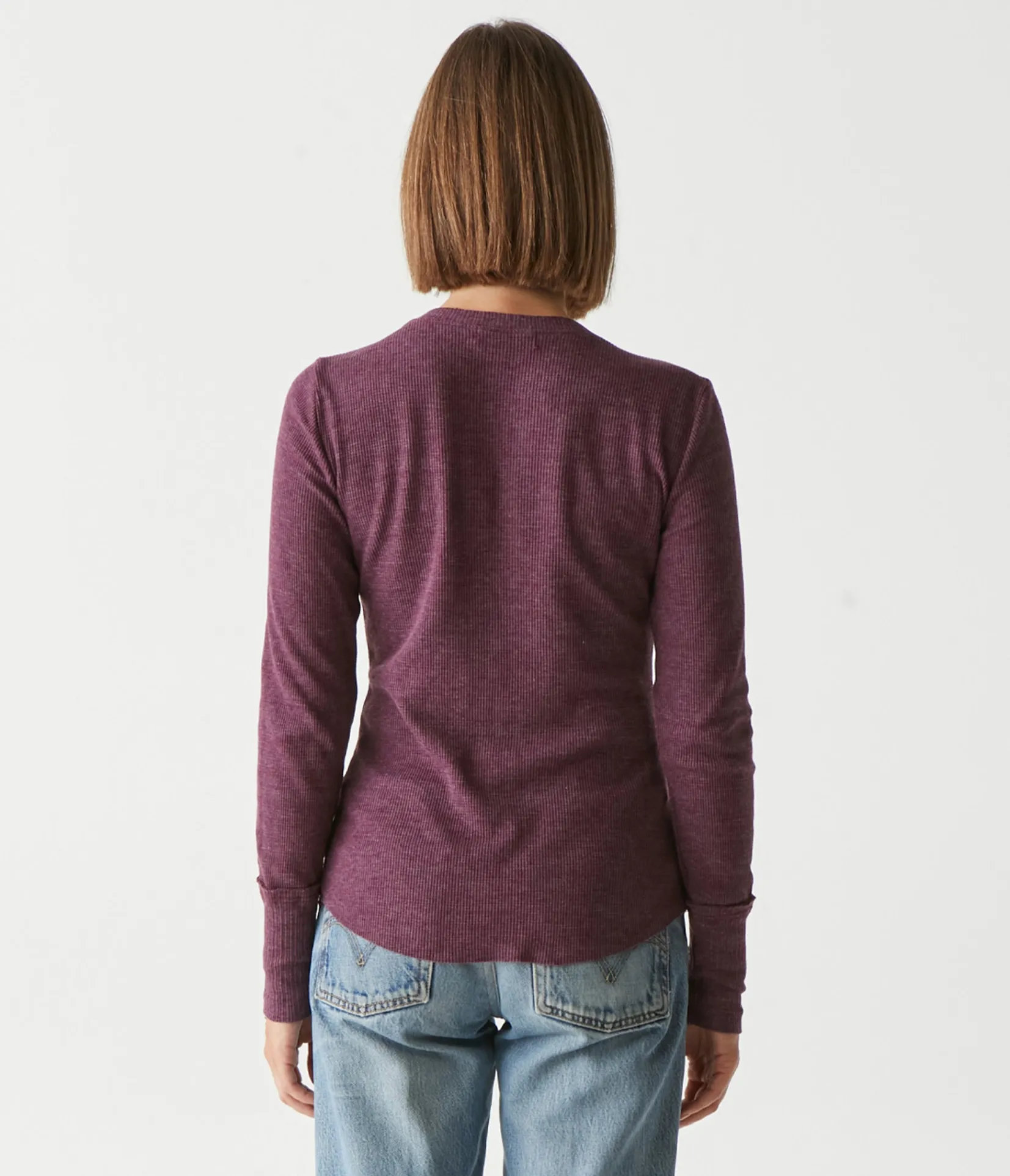 regan_thermal_henley_tee_72.webp Michael Stars Regan Thermal Henley Tee- T-Shirts | Loungewear