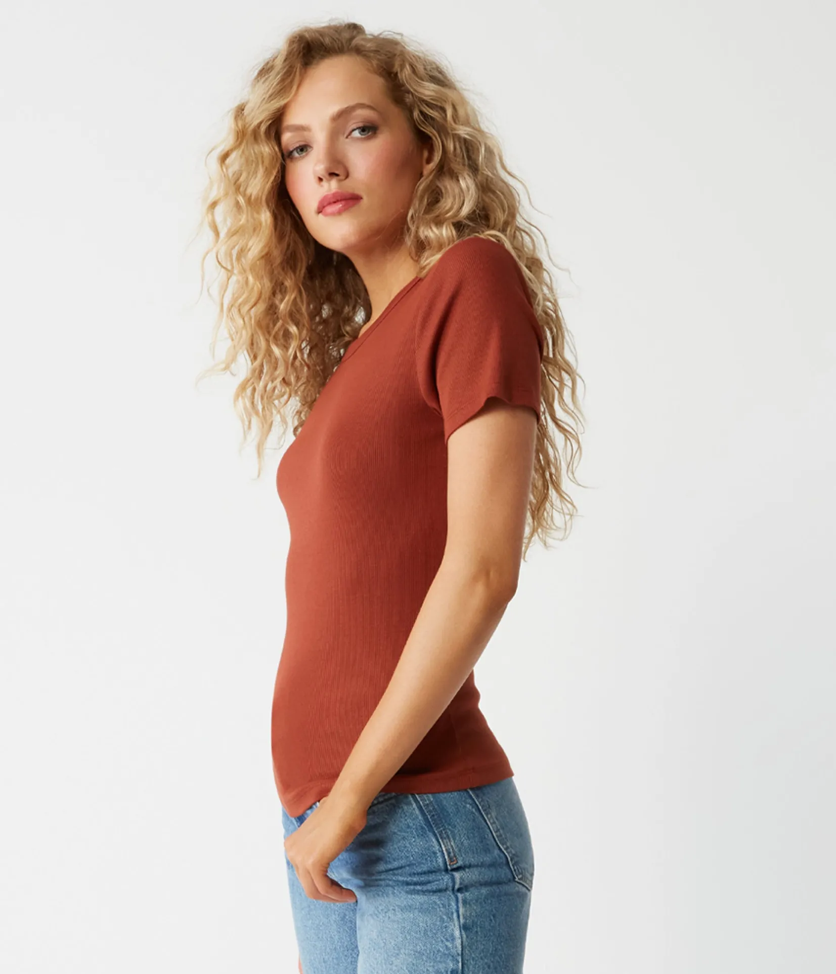 rico_crew_neck_tee_10.webp Michael Stars Rico Crew Neck Tee- T-Shirts | Ultra Rib T-Shirts