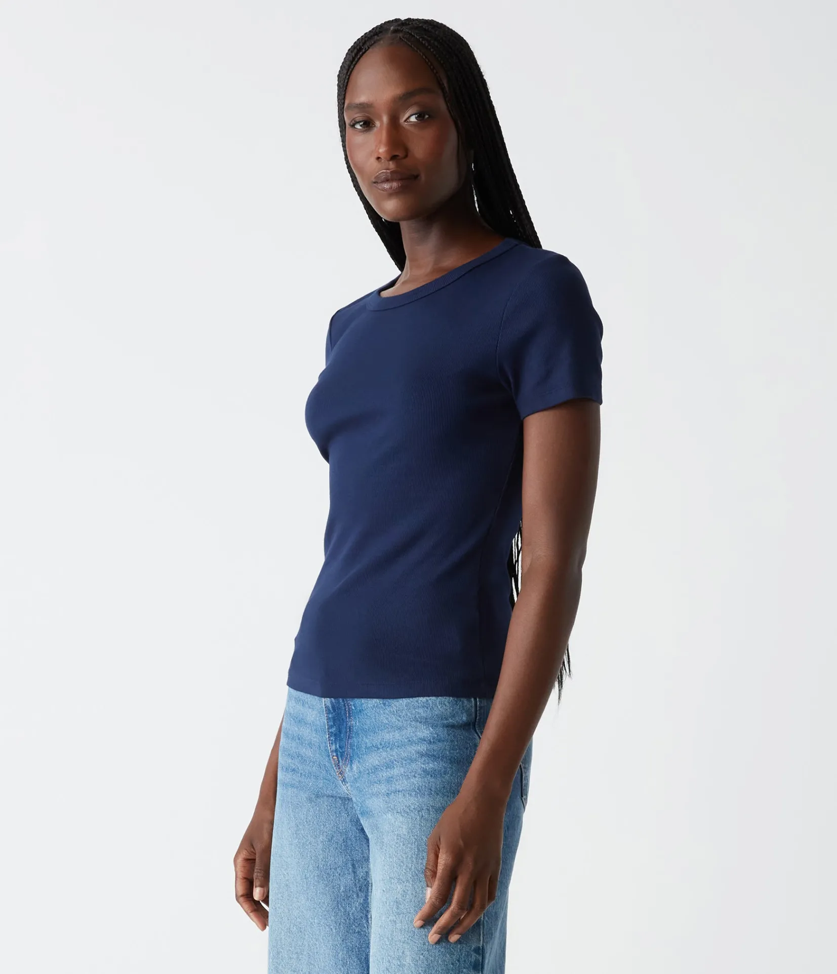 rico_crew_neck_tee_2.webp Michael Stars Rico Crew Neck Tee- T-Shirts | Ultra Rib T-Shirts