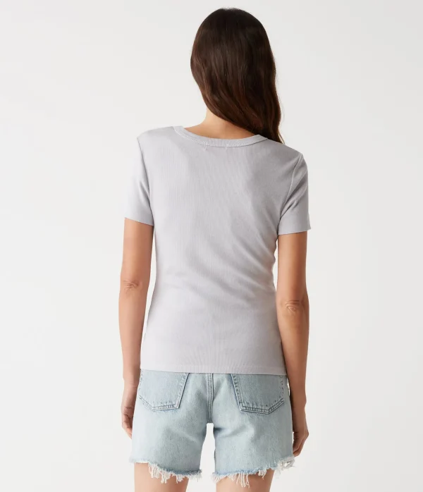 Michael Stars Rico Crew Neck Tee- T-Shirts | Ultra Rib T-Shirts
