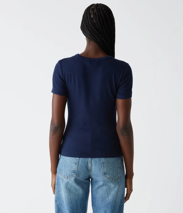 Michael Stars Rico Crew Neck Tee- T-Shirts | Ultra Rib T-Shirts