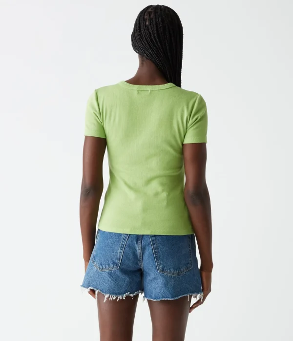 Michael Stars Rico Crew Neck Tee- T-Shirts | Ultra Rib T-Shirts