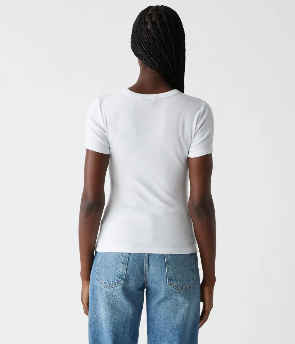 Michael Stars Rico Crew Neck Tee- T-Shirts | Ultra Rib T-Shirts