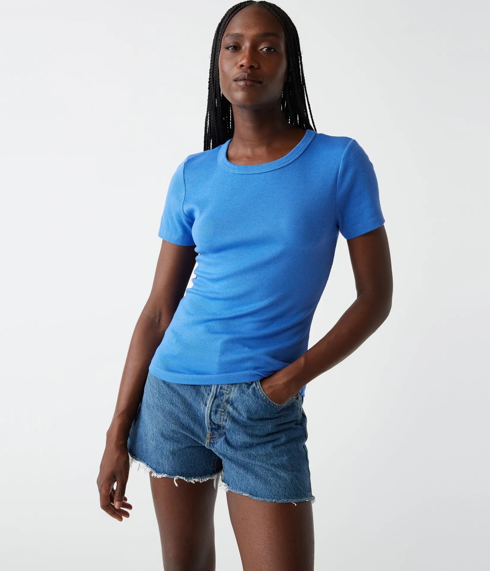 rico_crew_neck_tee_60.webp Michael Stars Rico Crew Neck Tee- T-Shirts | Ultra Rib T-Shirts
