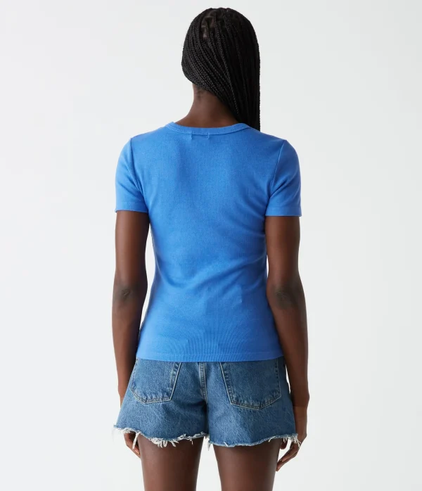 Michael Stars Rico Crew Neck Tee- T-Shirts | Ultra Rib T-Shirts