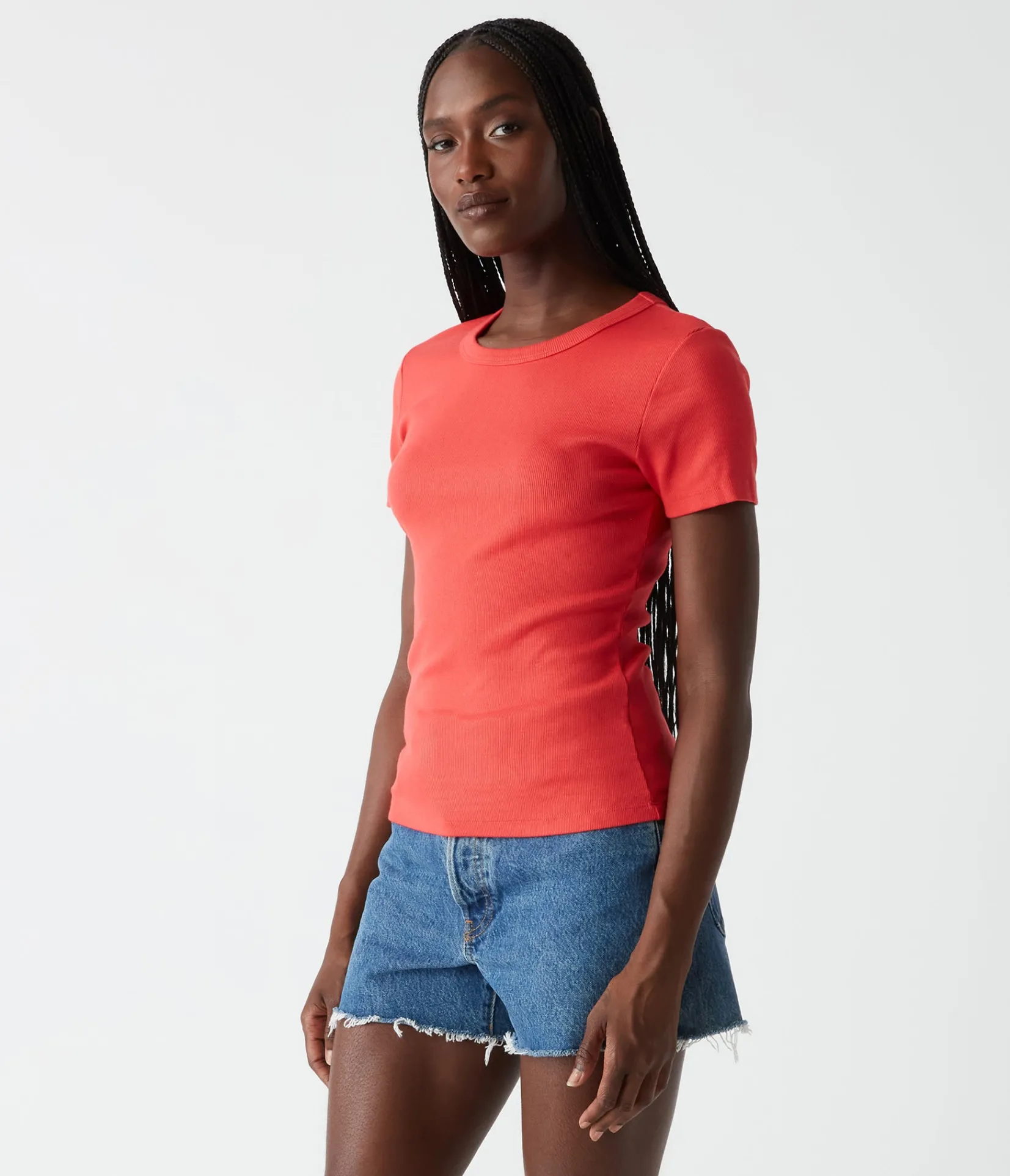 rico_crew_neck_tee_74.webp Michael Stars Rico Crew Neck Tee- T-Shirts | Ultra Rib T-Shirts