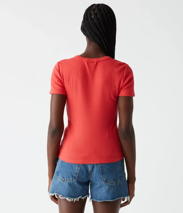 Michael Stars Rico Crew Neck Tee- T-Shirts | Ultra Rib T-Shirts