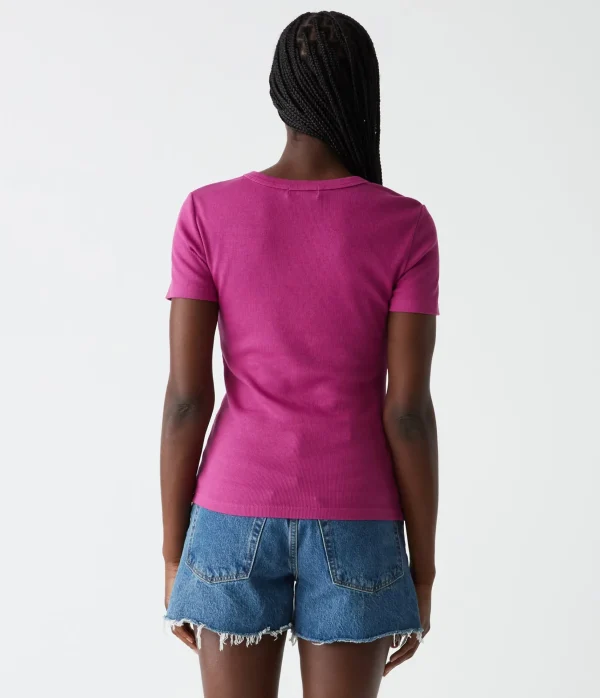 Michael Stars Rico Crew Neck Tee- T-Shirts | Ultra Rib T-Shirts