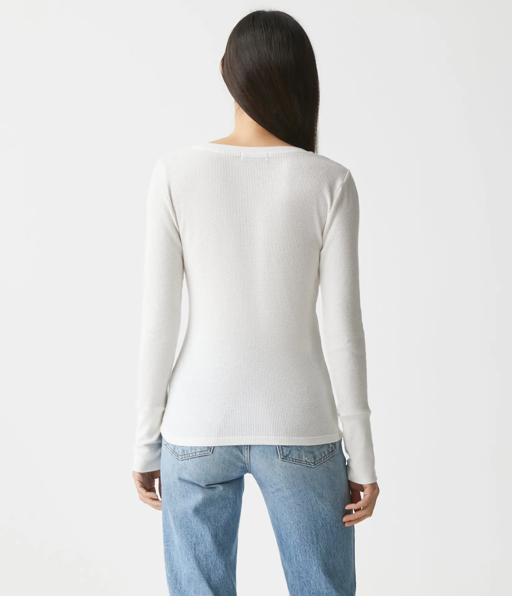 romeo_thermal_vneck_tee_34.webp Michael Stars Romeo Thermal V-Neck Tee- T-Shirts | Loungewear
