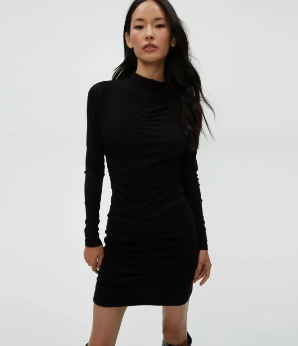 Michael Stars Romi Ruched Front Dress- Dresses | Mini Dresses