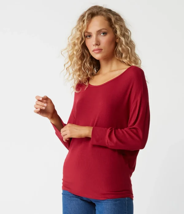 Michael Stars Russo Relaxed Fit Top- T-Shirts