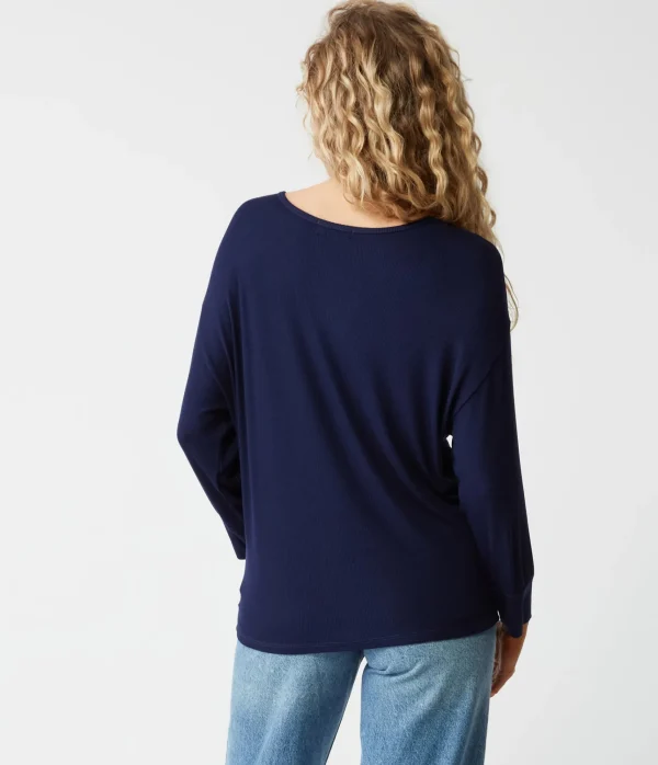 Michael Stars Russo Relaxed Fit Top- T-Shirts