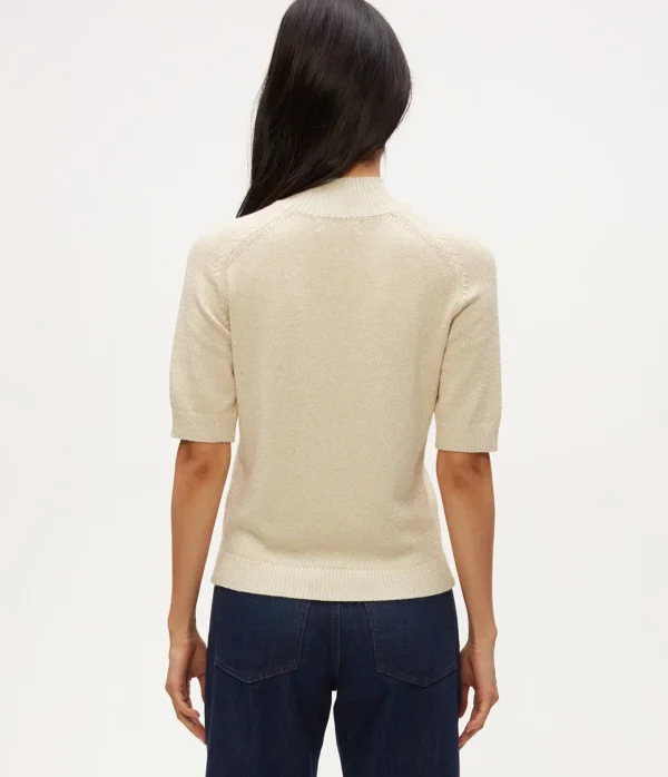Michael Stars Sabel Metallic Sweater- Sweaters & Cardigans