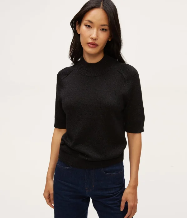 Michael Stars Sabel Metallic Sweater- Sweaters & Cardigans