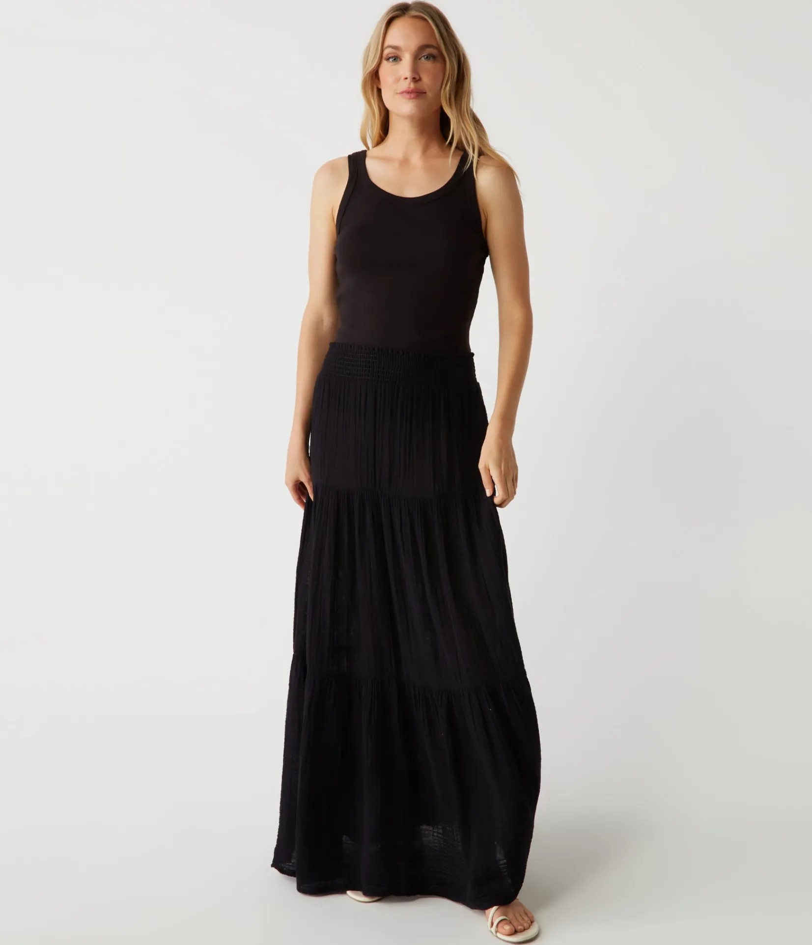 sandy_gauze_skirt_23.webp Michael Stars Sandy Gauze Skirt- Dresses | Pants, Shorts & Skirts