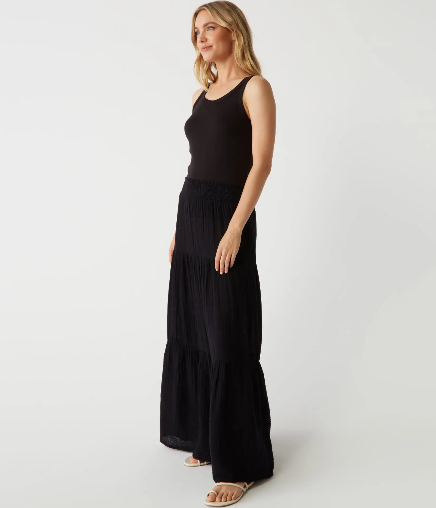 sandy_gauze_skirt_25.webp Michael Stars Sandy Gauze Skirt- Dresses | Pants, Shorts & Skirts
