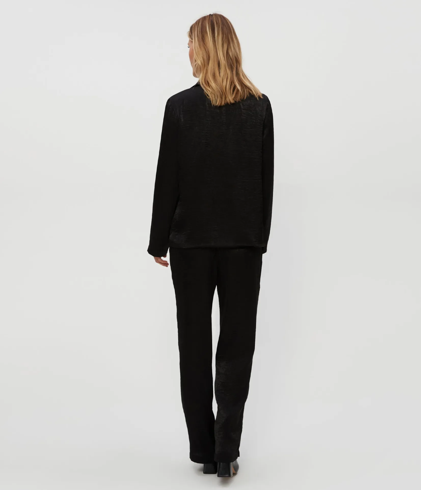 sanji_hammered_satin_drawstring_pant_4.webp Michael Stars Sanji Hammered Satin Drawstring Pant- Pants, Shorts & Skirts