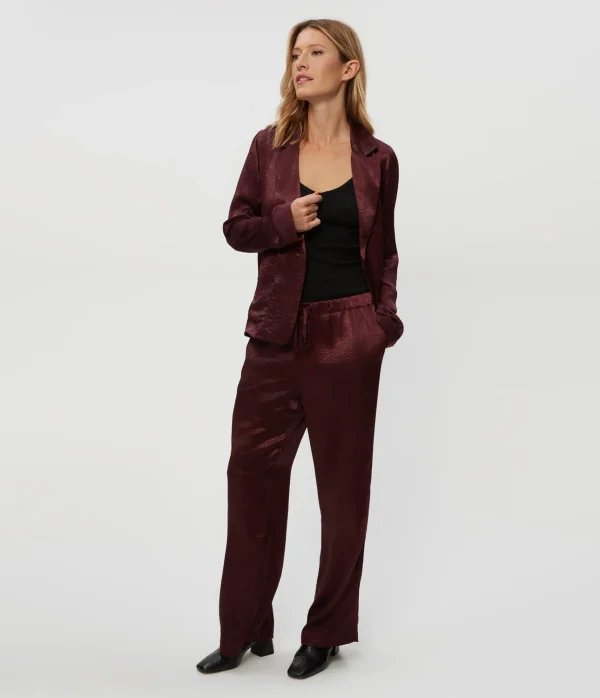 Michael Stars Sanji Hammered Satin Drawstring Pant- Pants, Shorts & Skirts