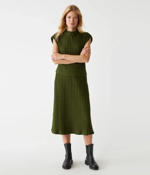 Michael Stars Shania Midi Skirt- Sweaters & Cardigans | Pants, Shorts & Skirts