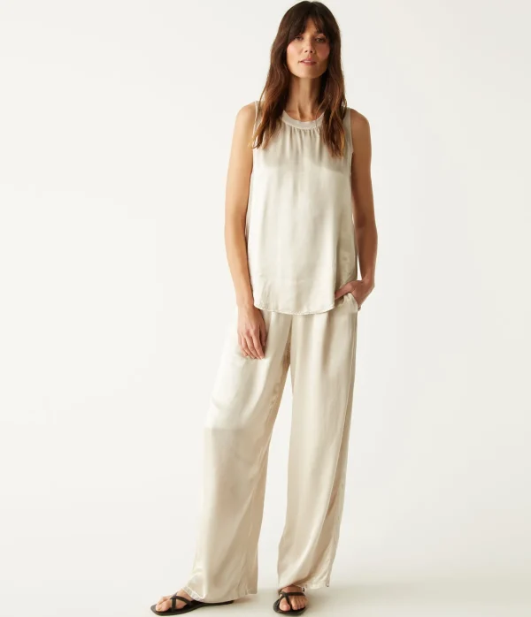 Michael Stars Shay Satin Tank- Tops, Blouses & Shirts