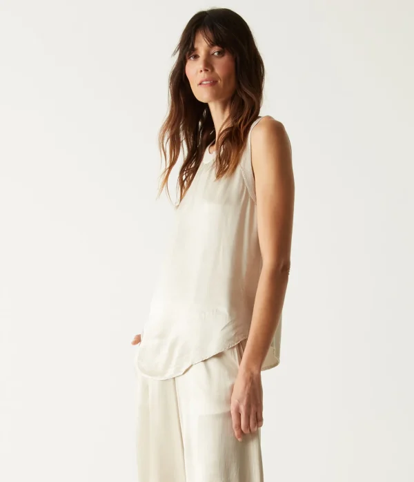 Michael Stars Shay Satin Tank- Tops, Blouses & Shirts