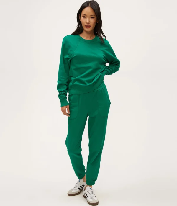 Michael Stars Shayla Raglan Sweatshirt- Loungewear