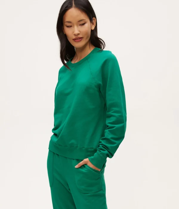 Michael Stars Shayla Raglan Sweatshirt- Loungewear