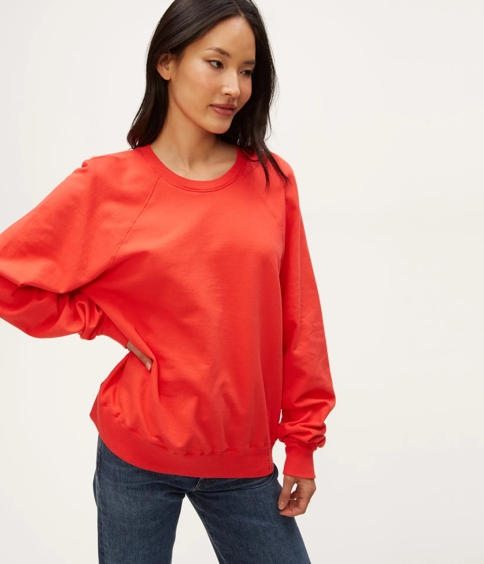 shayla_raglan_sweatshirt_8.webp Michael Stars Shayla Raglan Sweatshirt- Loungewear