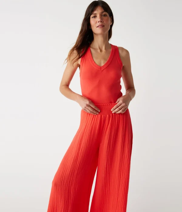 Michael Stars Simba Smocked Waist Pant- Pants, Shorts & Skirts