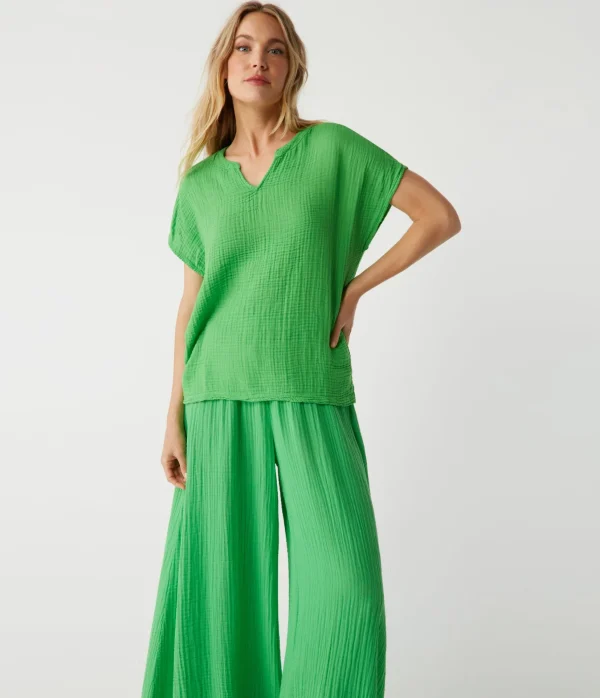 Michael Stars Simba Smocked Waist Pant- Pants, Shorts & Skirts