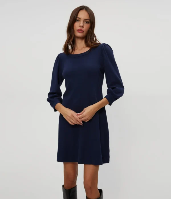 Michael Stars Sinclair Puff Sleeve Tee Dress- Dresses | Mini Dresses