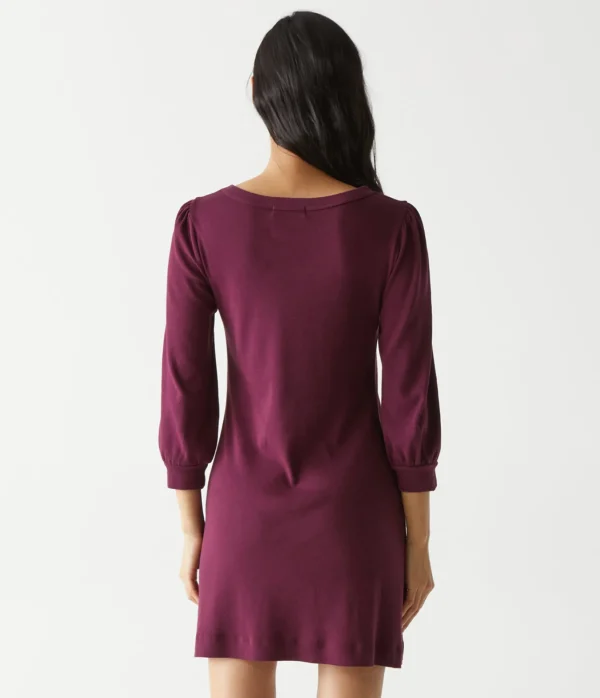 Michael Stars Sinclair Puff Sleeve Tee Dress- Dresses | Mini Dresses