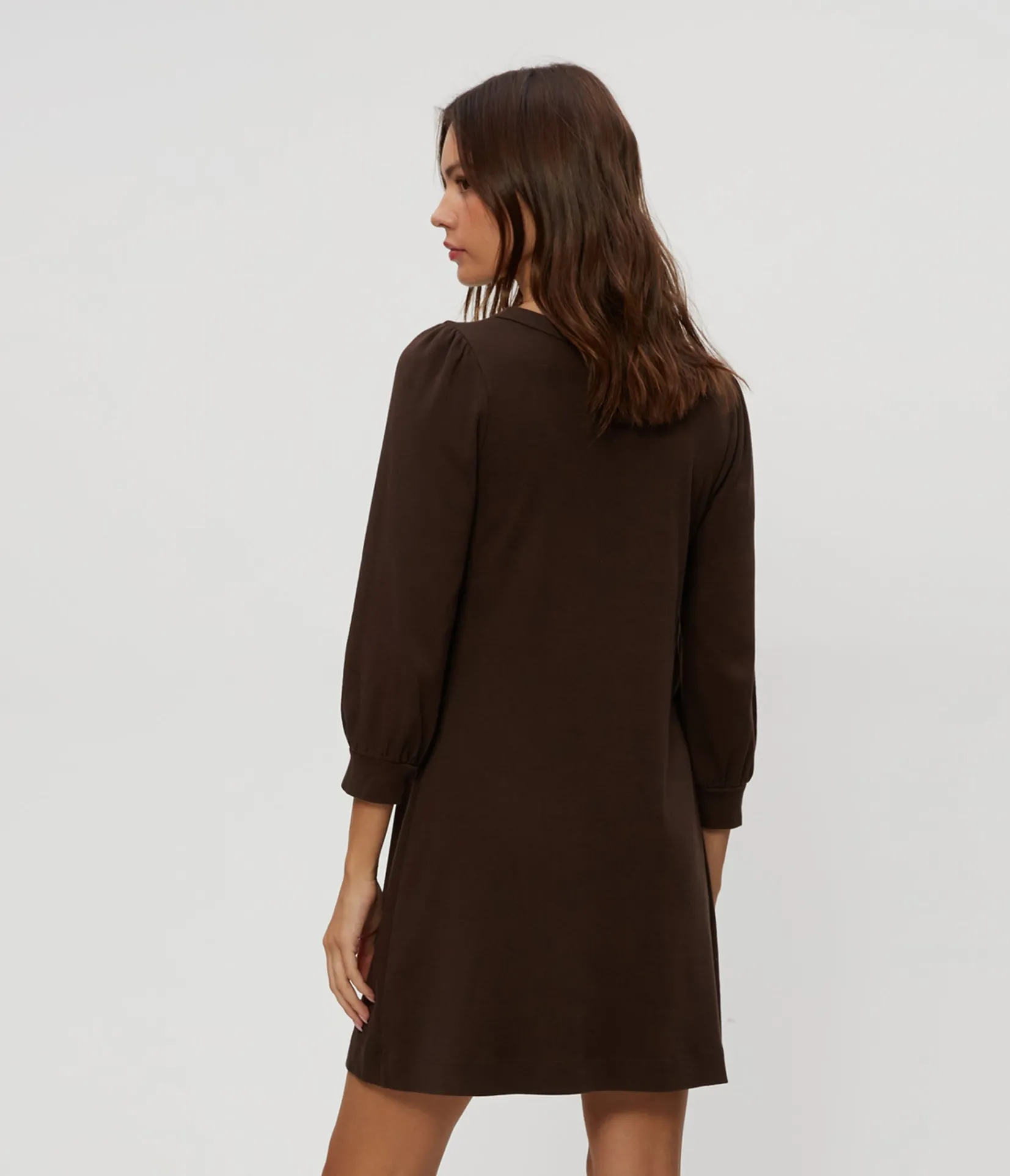 sinclair_puff_sleeve_tee_dress_22.webp Michael Stars Sinclair Puff Sleeve Tee Dress- Dresses | Mini Dresses