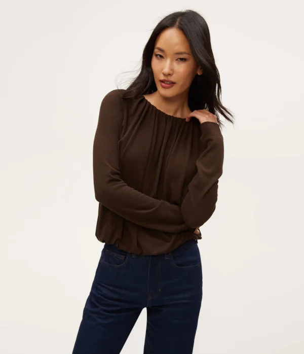 Michael Stars Sona Bubble Top- Tops, Blouses & Shirts | T-Shirts