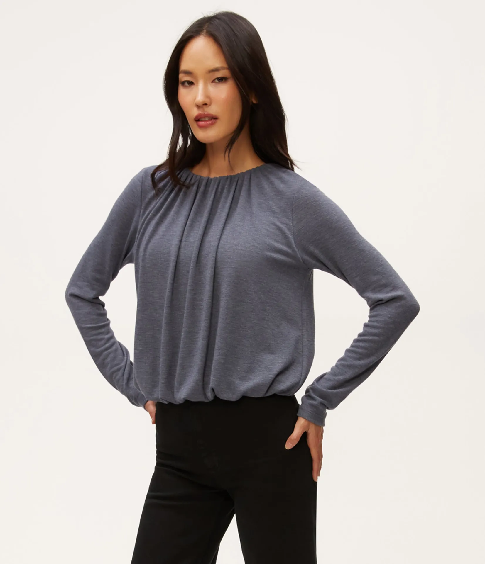 sona_bubble_top_15.webp Michael Stars Sona Bubble Top- Tops, Blouses & Shirts | T-Shirts