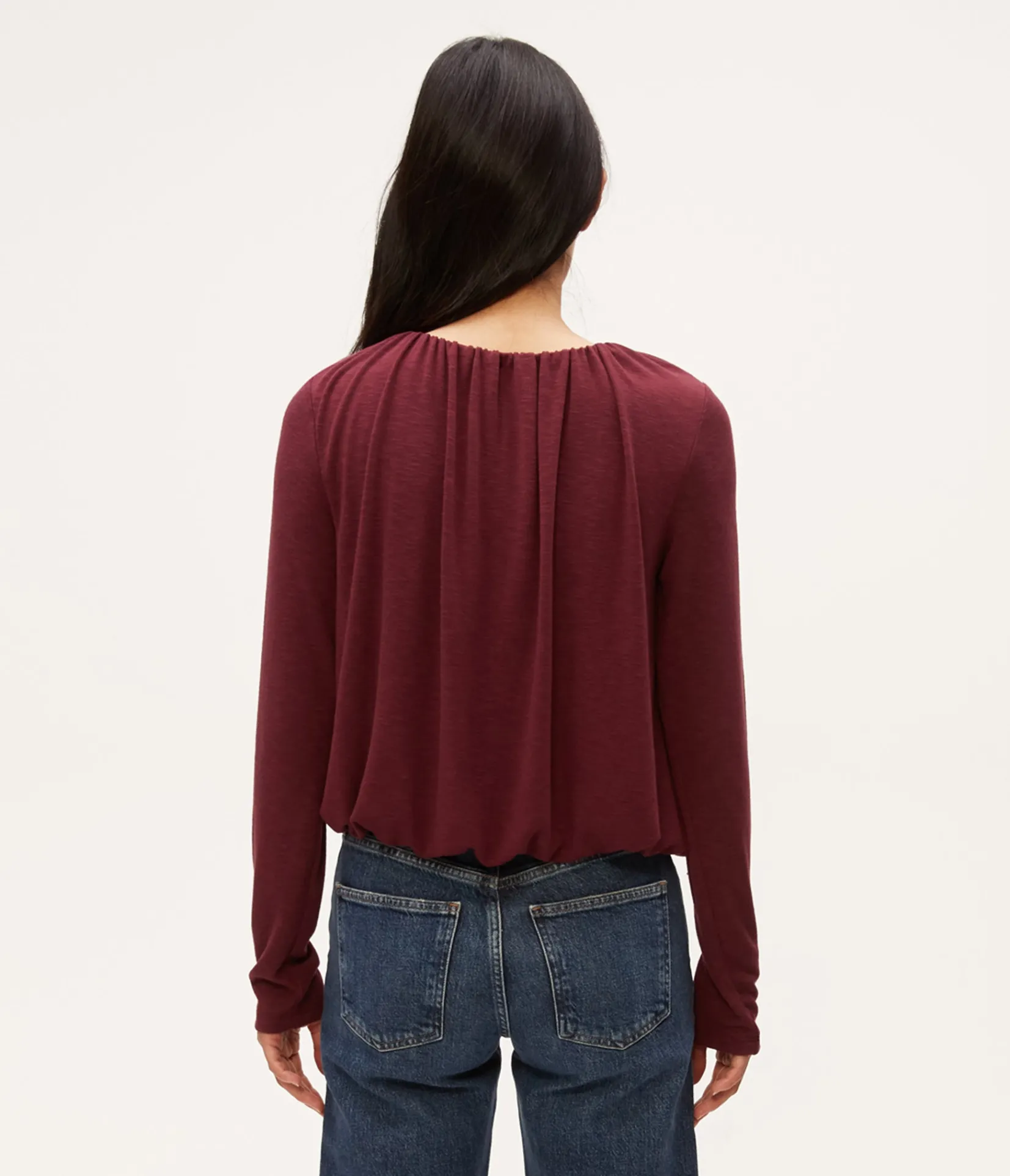 sona_bubble_top_24.webp Michael Stars Sona Bubble Top- Tops, Blouses & Shirts | T-Shirts