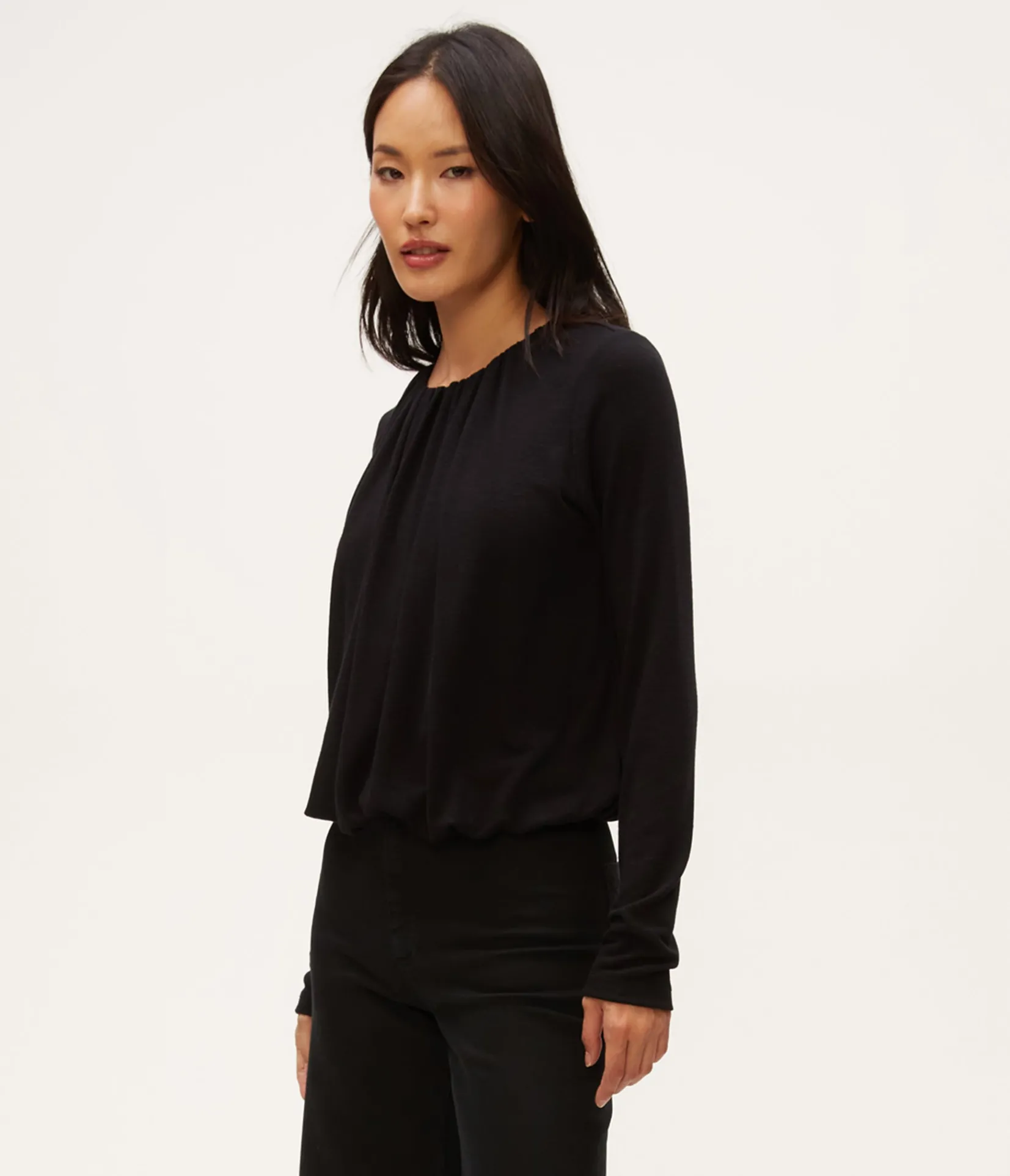 sona_bubble_top_6.webp Michael Stars Sona Bubble Top- Tops, Blouses & Shirts | T-Shirts