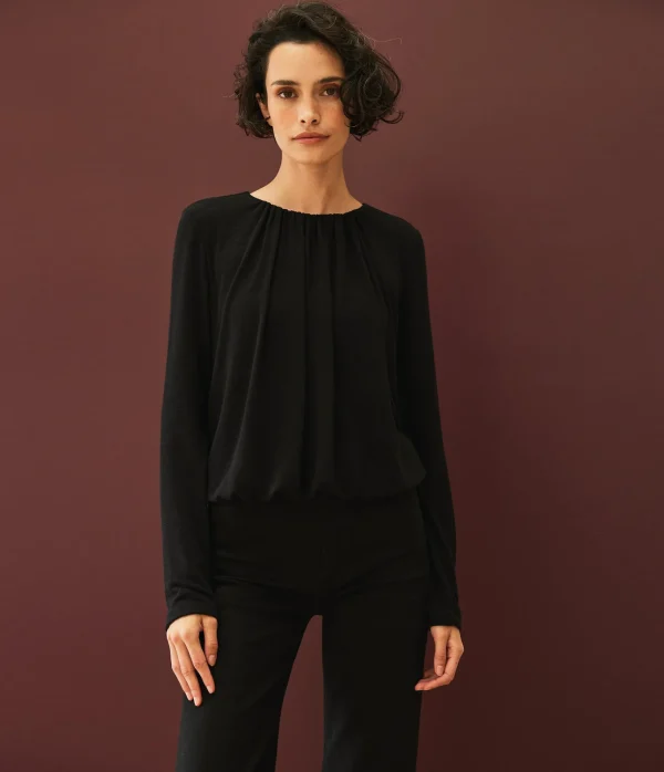 Michael Stars Sona Bubble Top- Tops, Blouses & Shirts | T-Shirts