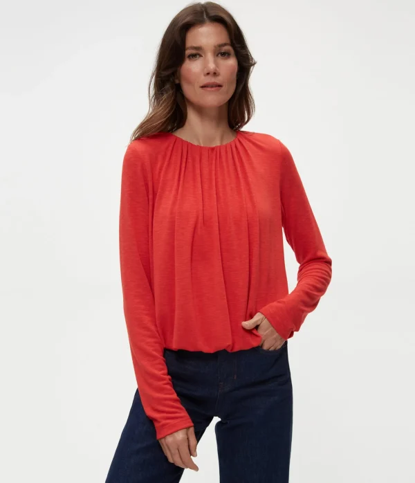 Michael Stars Sona Bubble Top- Tops, Blouses & Shirts | T-Shirts
